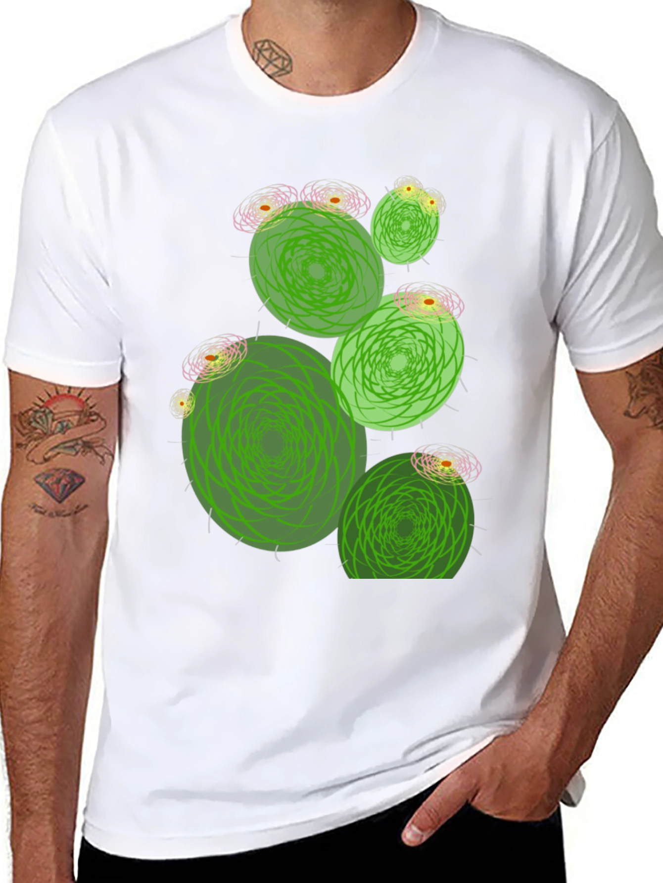 Cactus Graphic Print T-Shirt