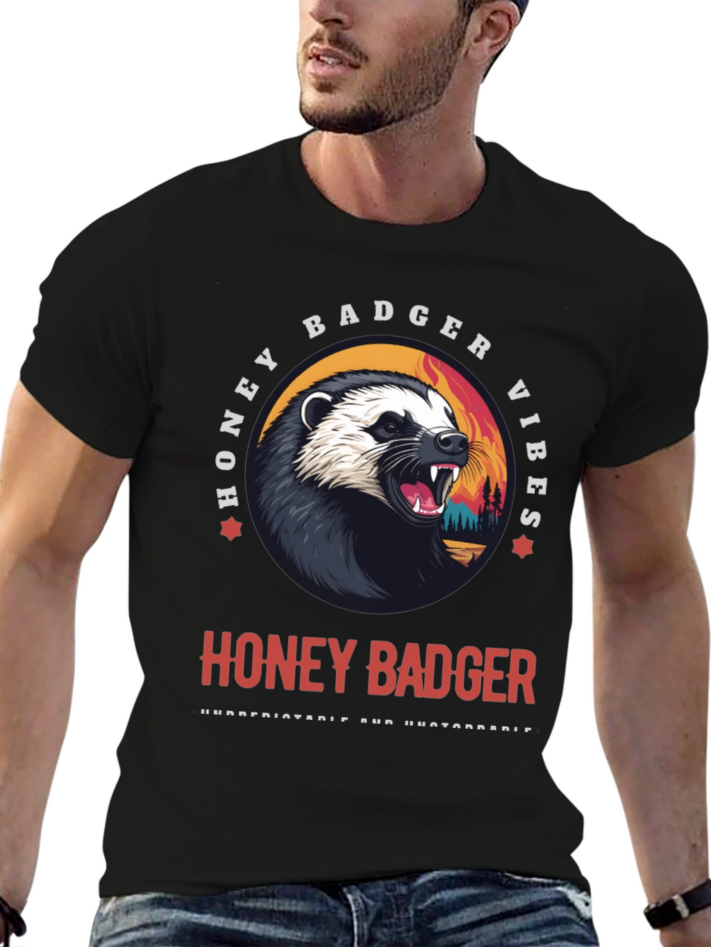 Honey Badger Vibes T-Shirt