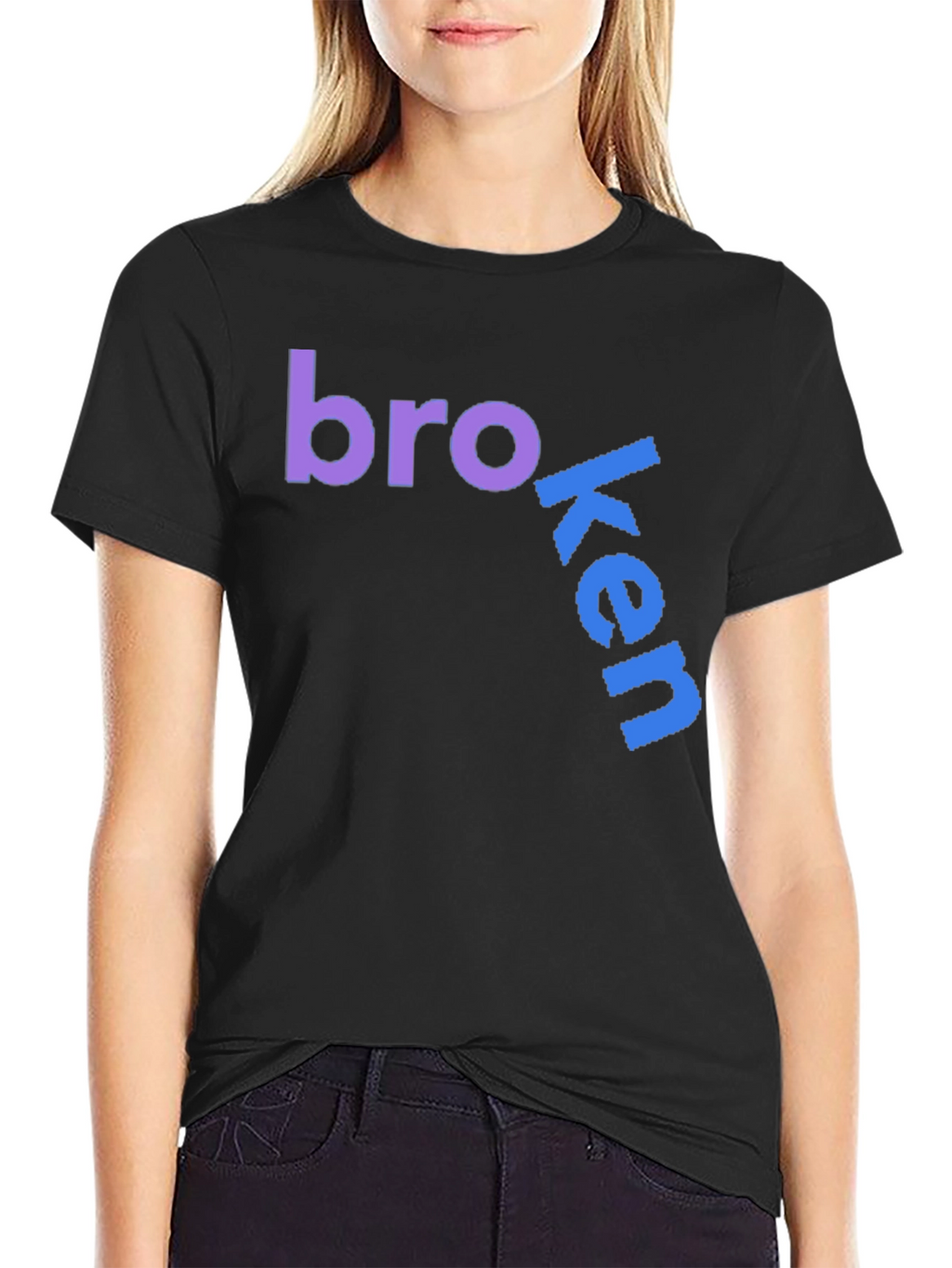 Broken Bro Graphic Tee - Comfy Cotton Blend