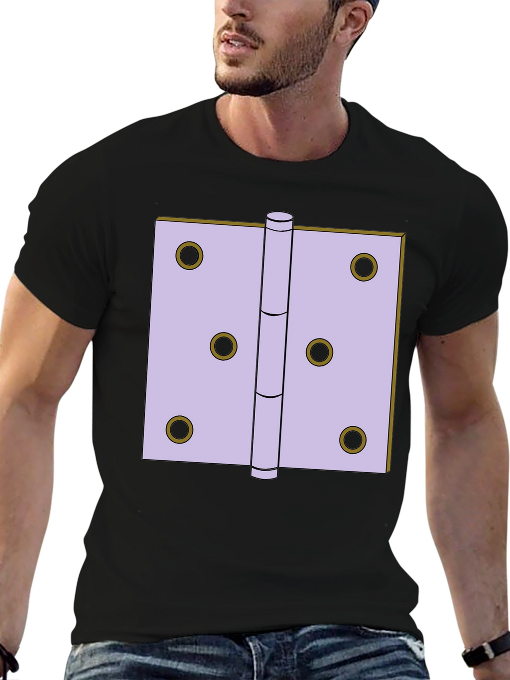 Hinge Graphic Black T-Shirt