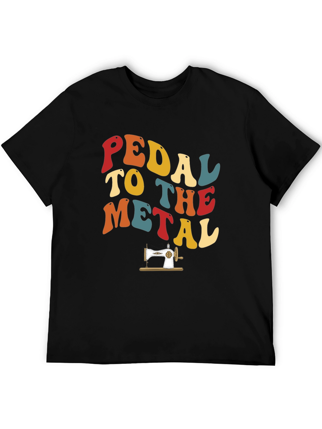 Pedal to the Metal Retro Sewing T-Shirt