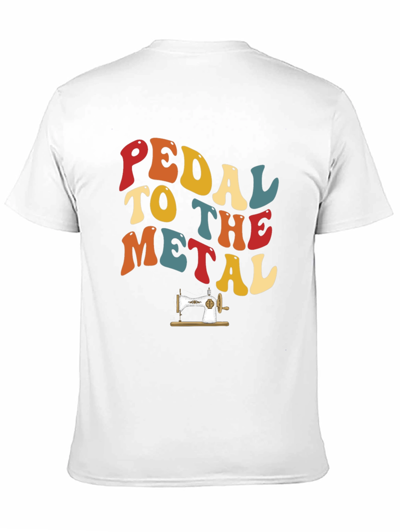 Pedal to the Metal Retro Sewing T-Shirt