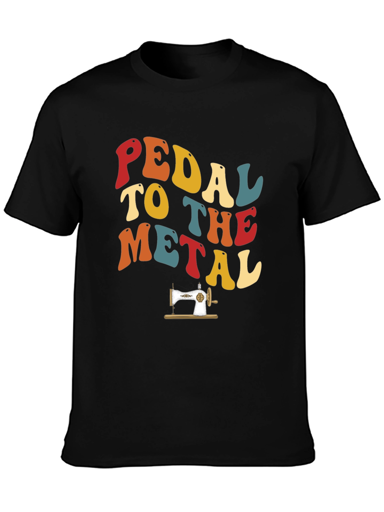 Pedal to the Metal Retro Sewing T-Shirt