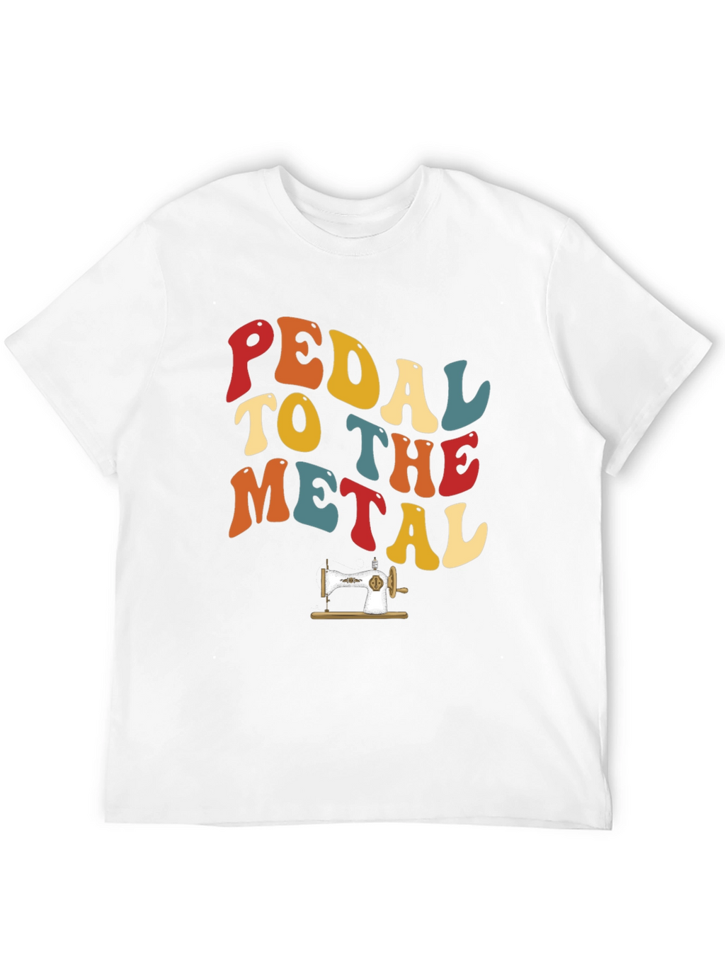 Pedal to the Metal Retro Sewing T-Shirt