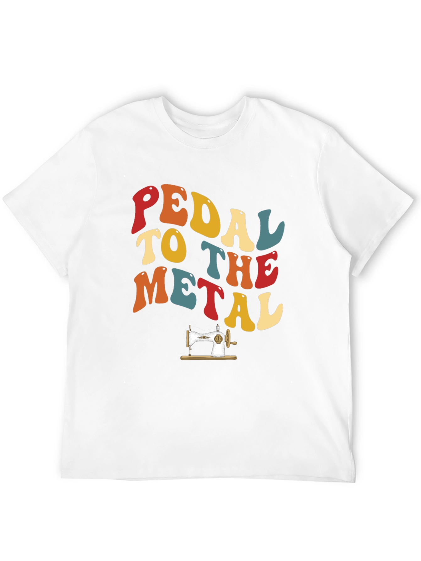 Pedal to the Metal Retro Sewing T-Shirt