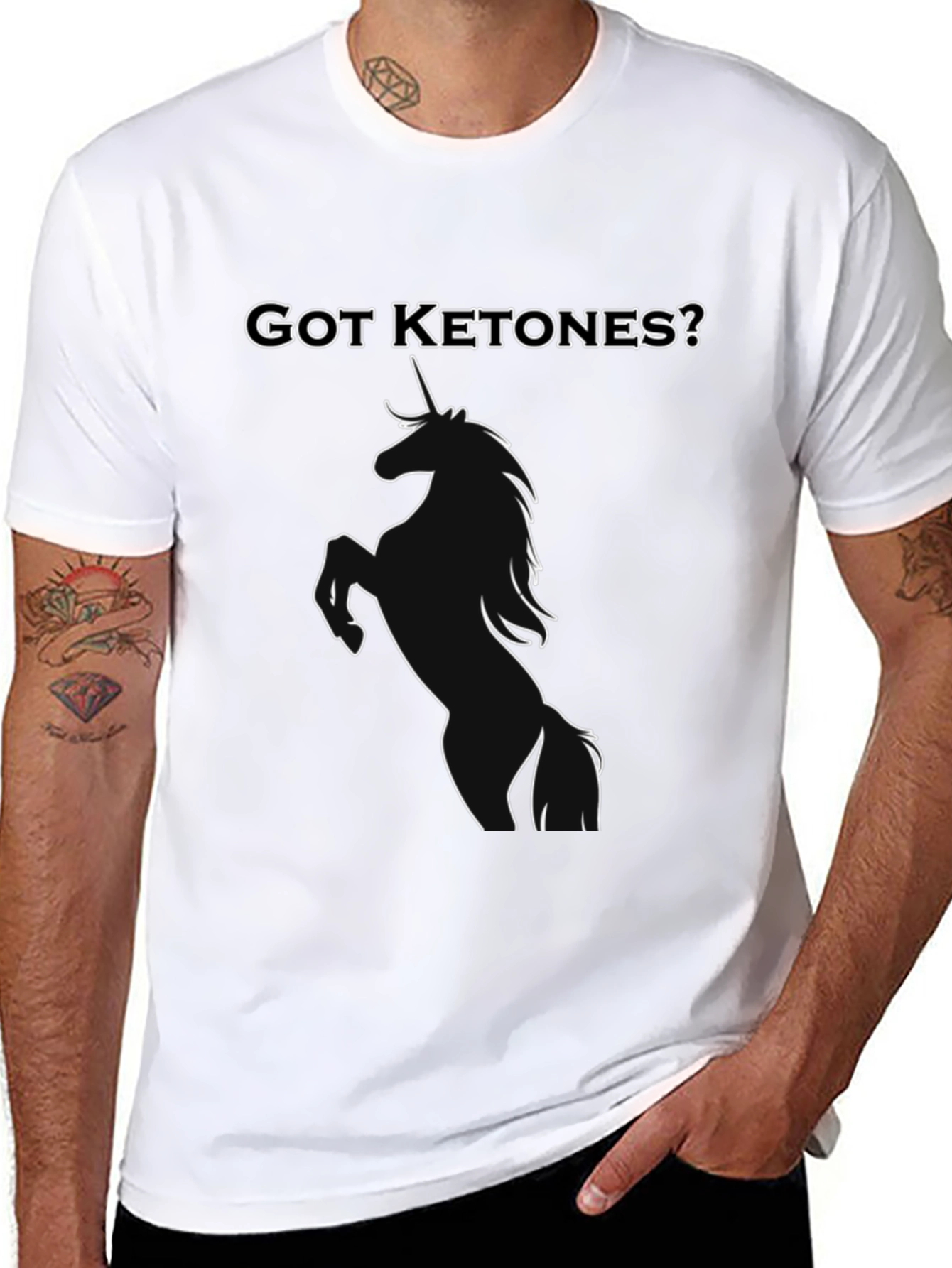 Got Ketones? Unicorn T-Shirt - Black