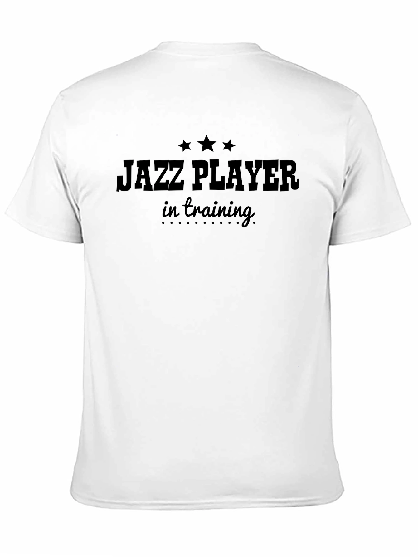 Jazz Player in Training Black Graphic Tee
