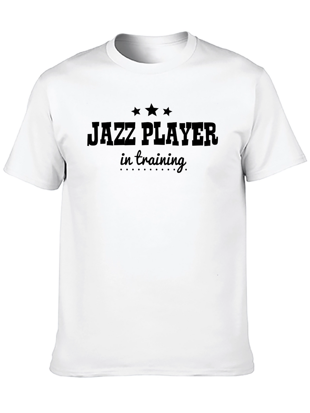 Jazz Player in Training Black Graphic Tee