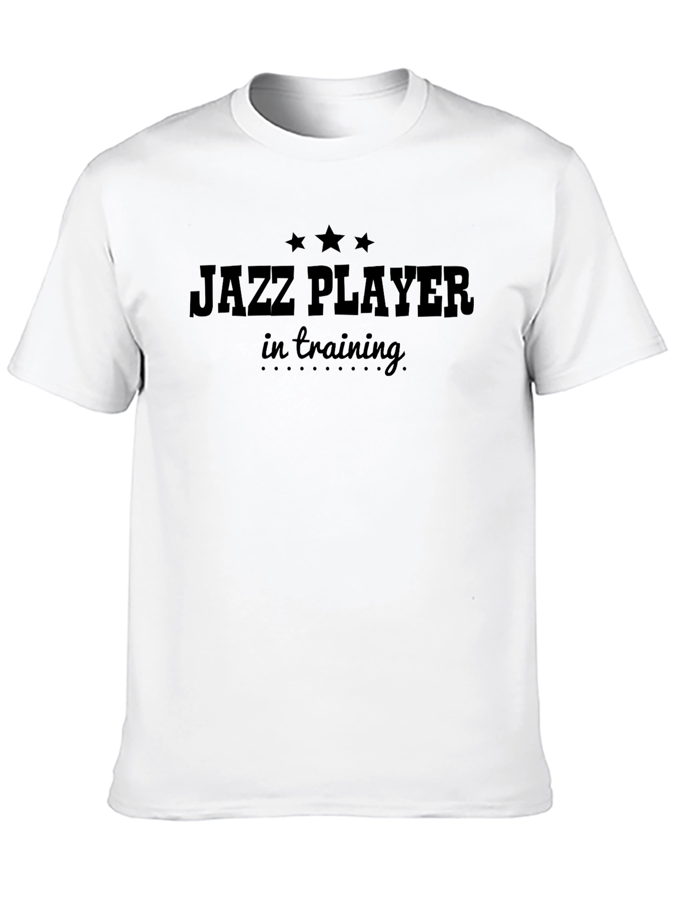 Jazz Player in Training Black Graphic Tee