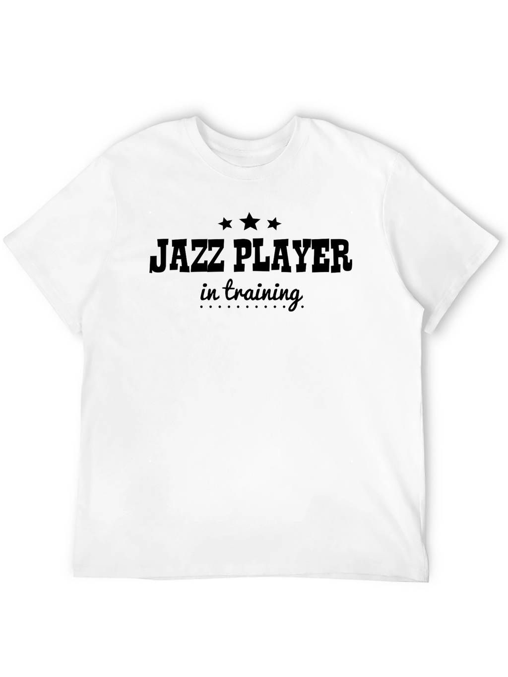 Jazz Player in Training Black Graphic Tee