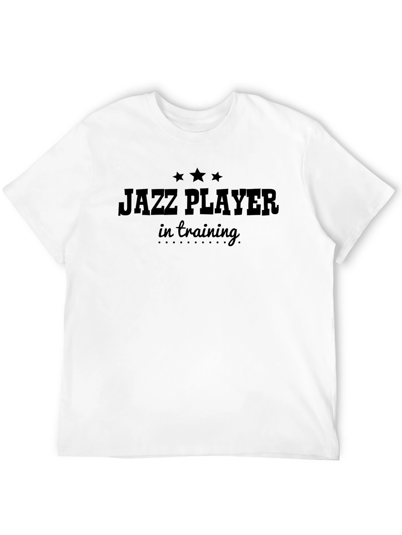 Jazz Player in Training Black Graphic Tee