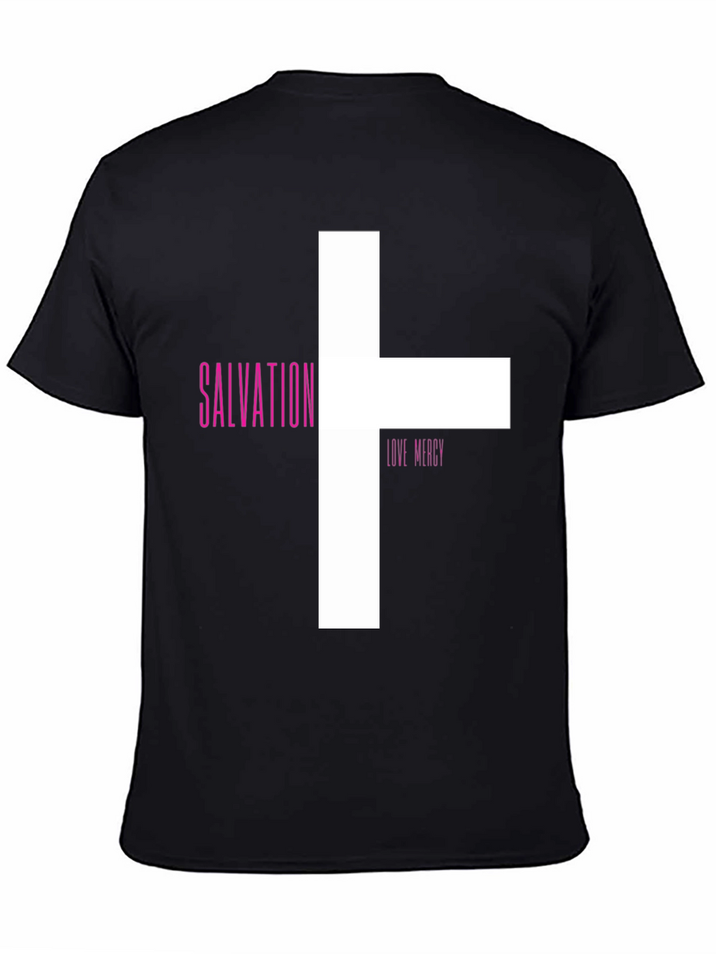 Salvation Love Mercy Graphic Tee - Black