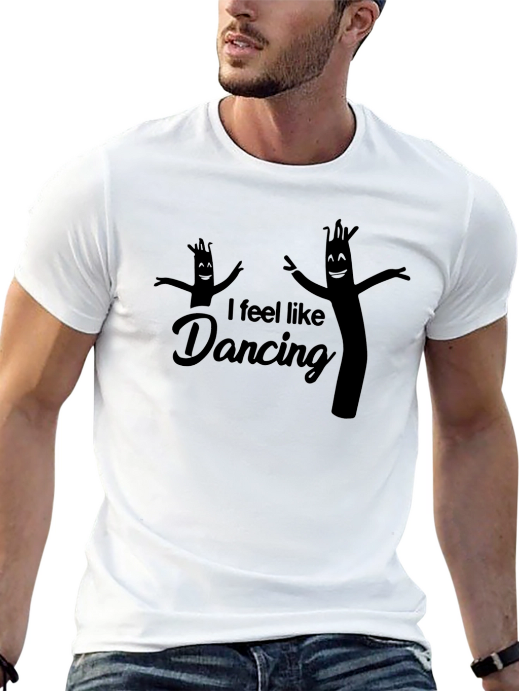 I Feel Like Dancing Inflatable Tube Men T-Shirt