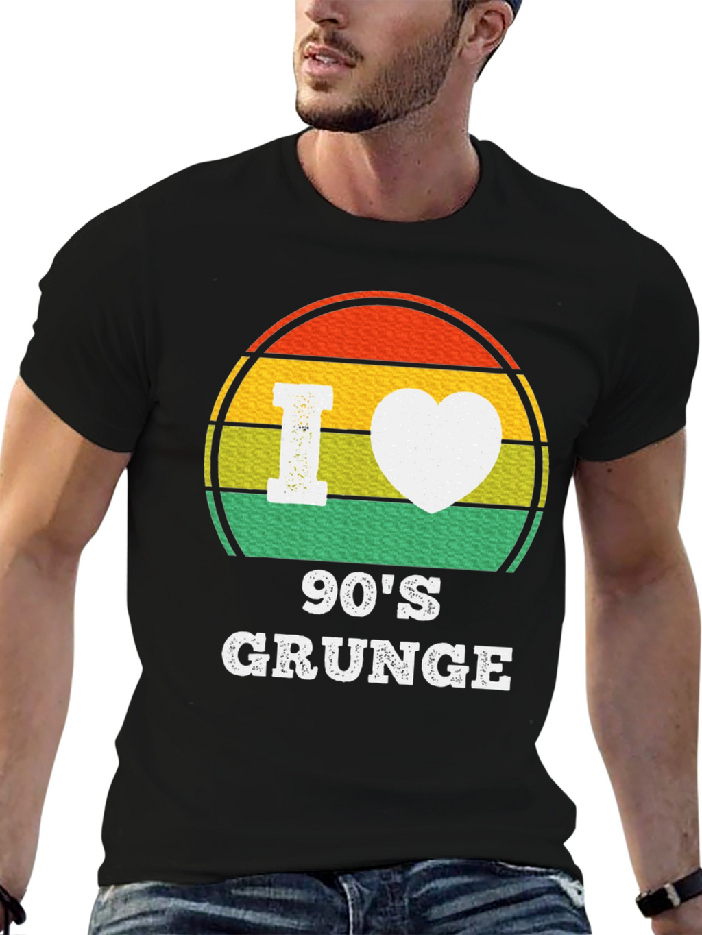 I Heart 90s Grunge T-Shirt - Retro Style