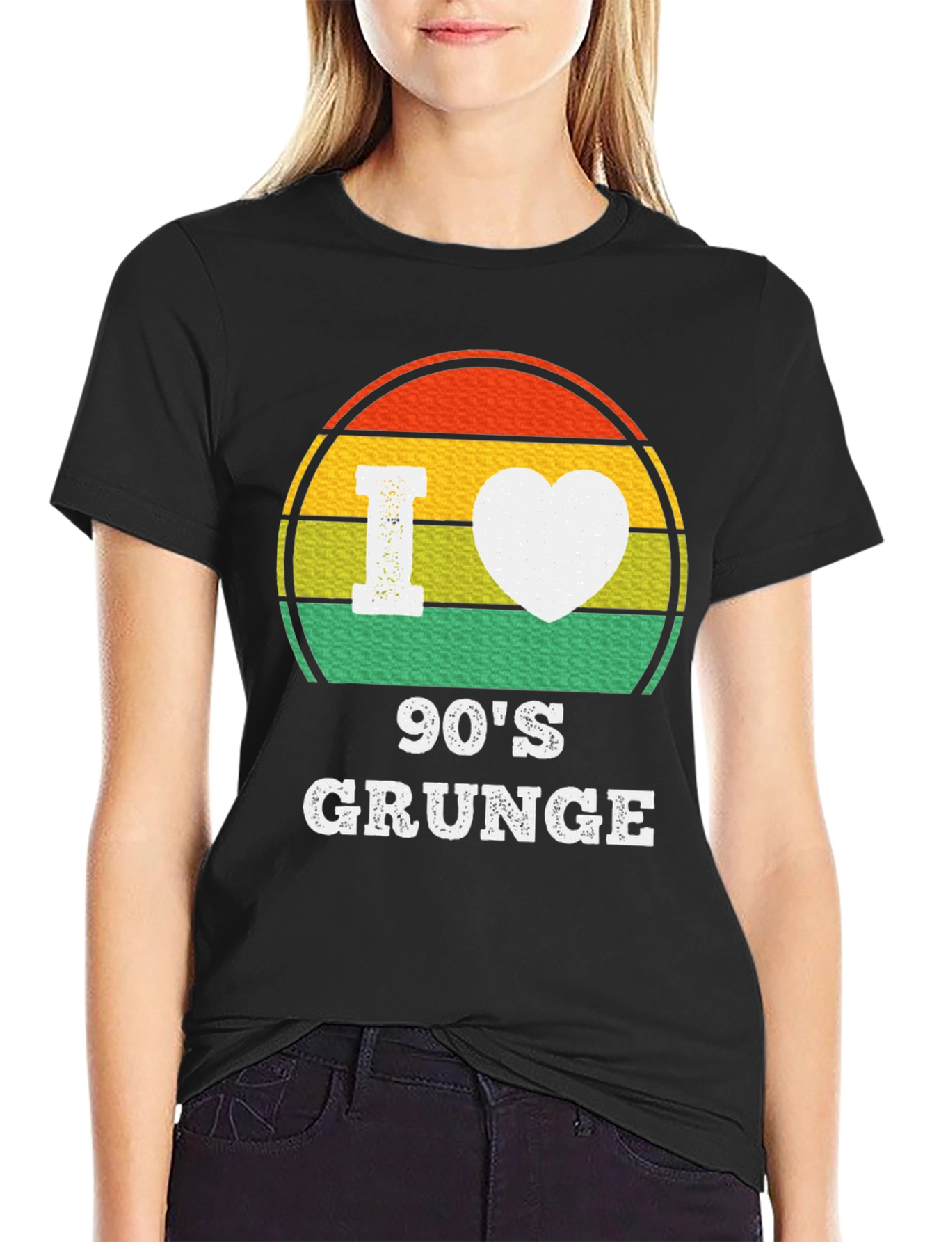 I Heart 90s Grunge T-Shirt - Retro Style