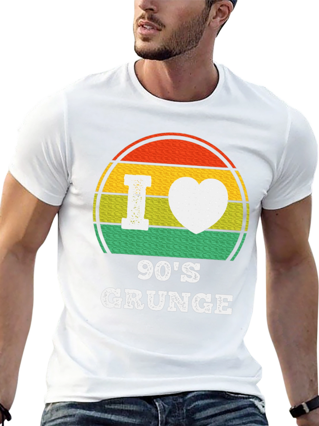 I Heart 90s Grunge T-Shirt - Retro Style