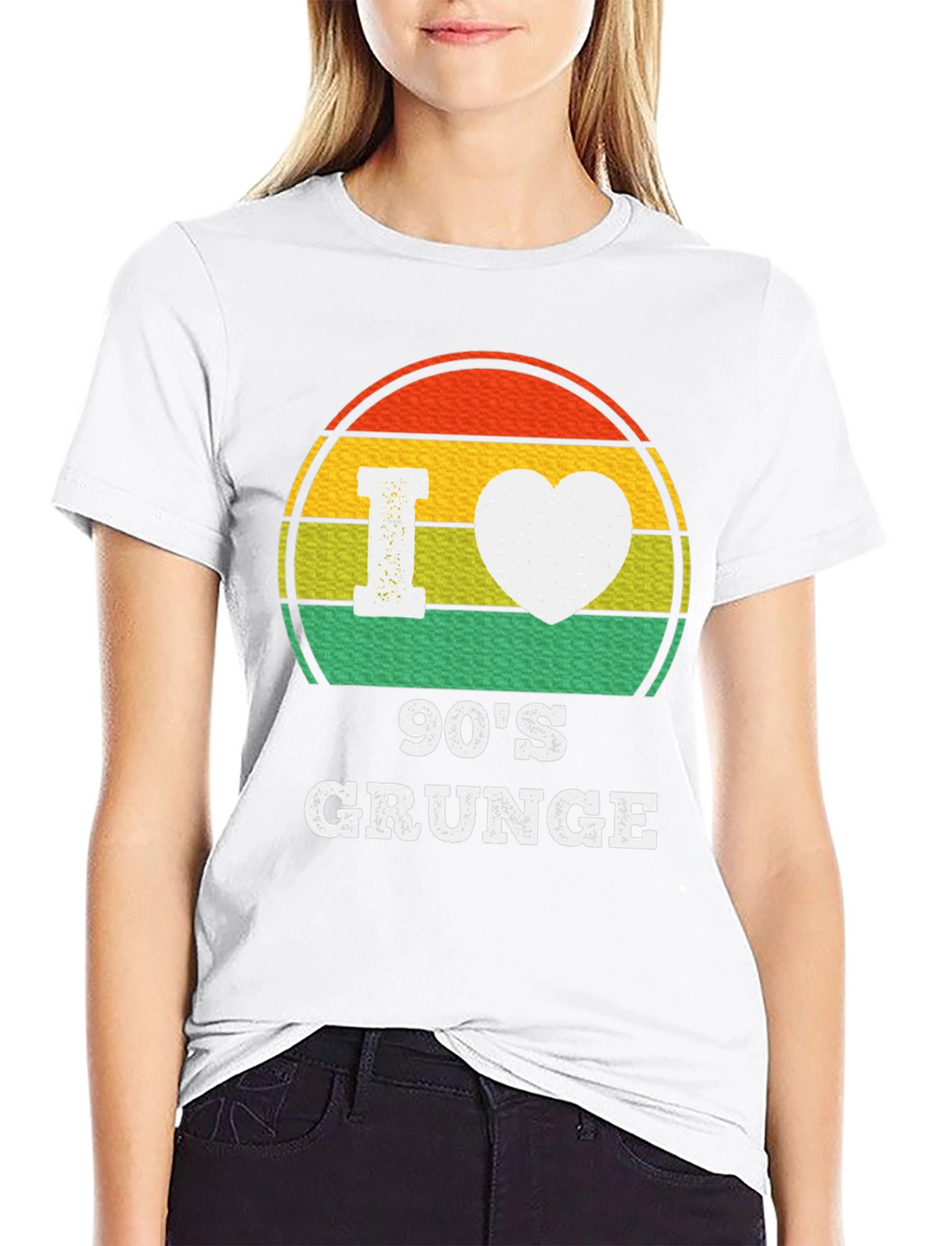 I Heart 90s Grunge T-Shirt - Retro Style