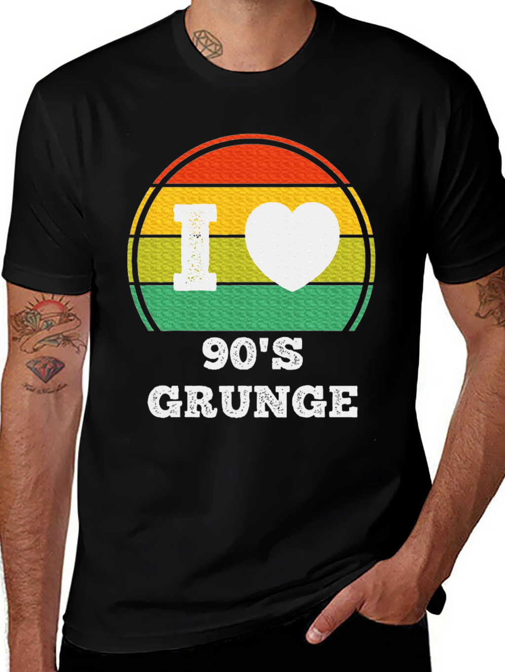 I Heart 90s Grunge T-Shirt - Retro Style