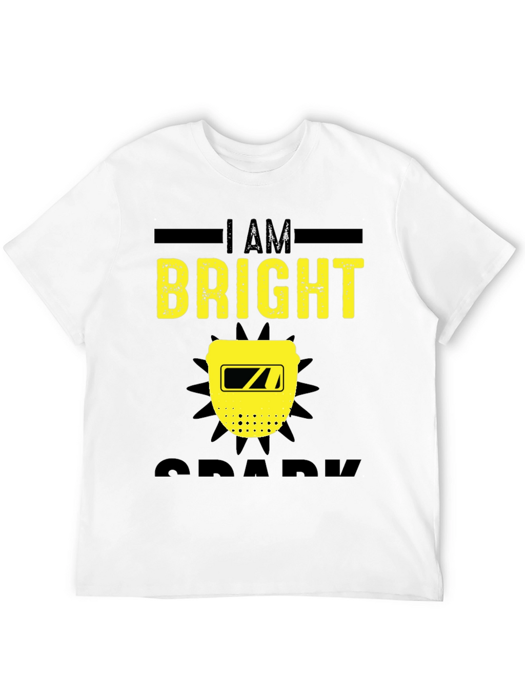Bright Spark Welder T-Shirt - Black