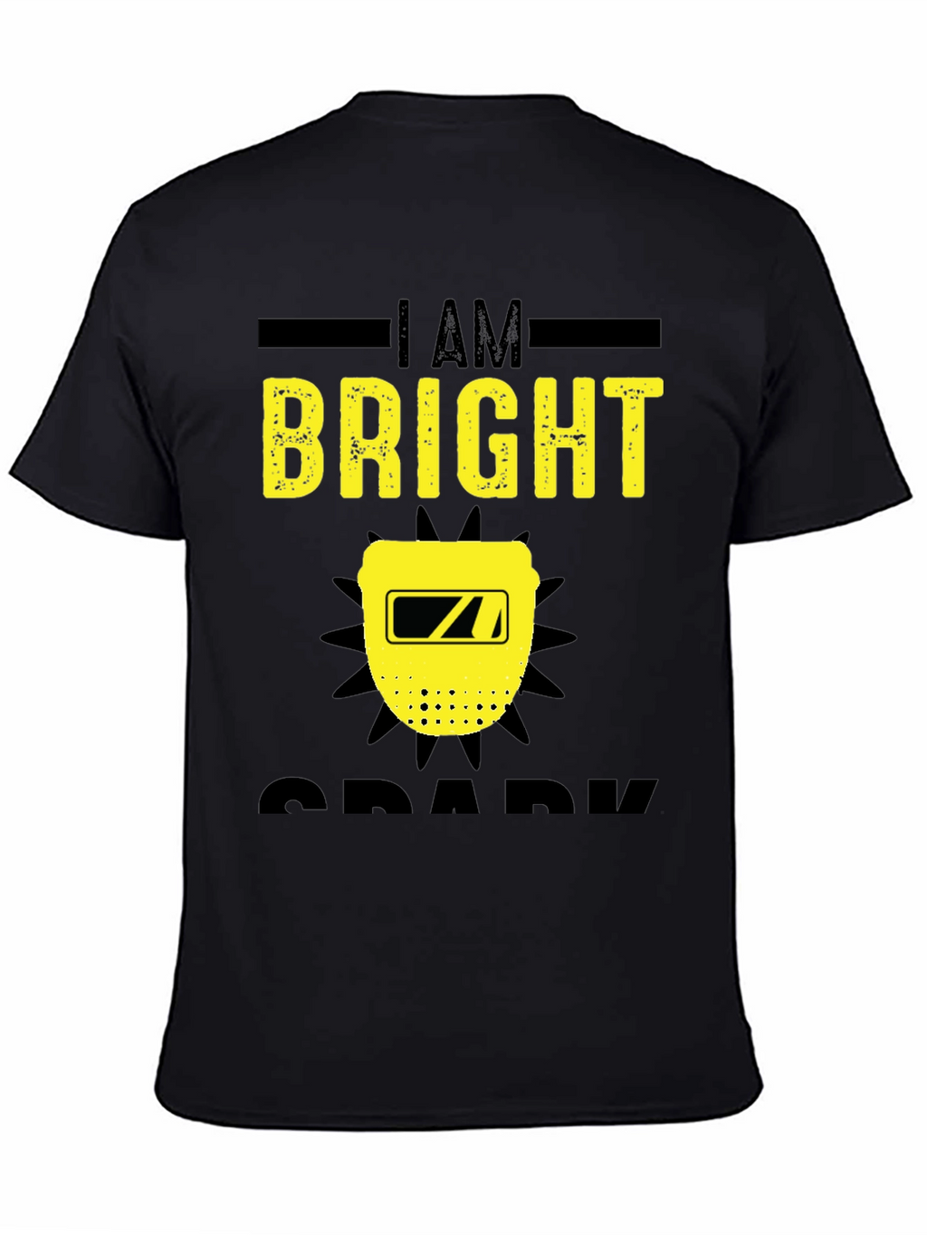 Bright Spark Welder T-Shirt - Black
