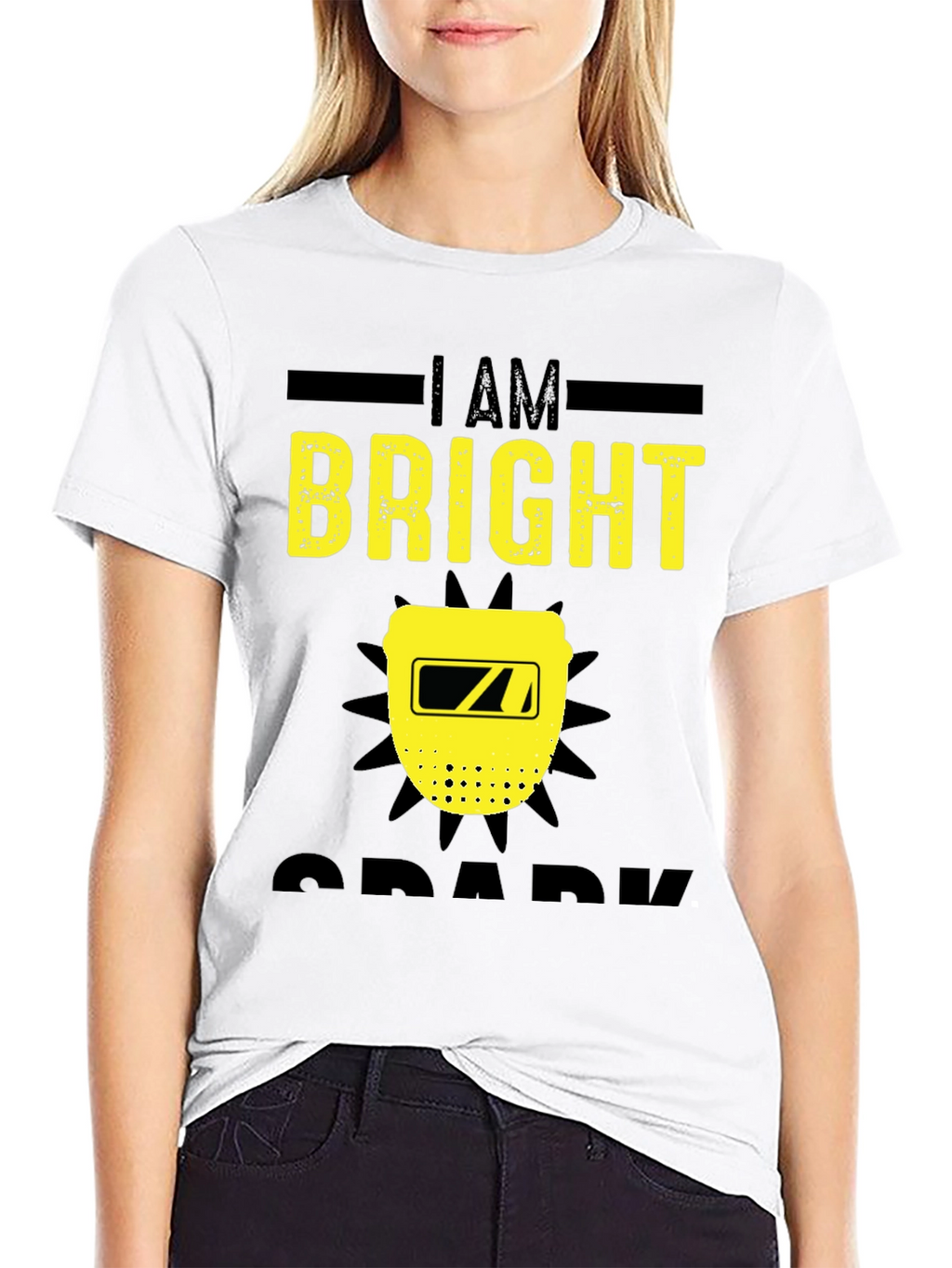 Bright Spark Welder T-Shirt - Black
