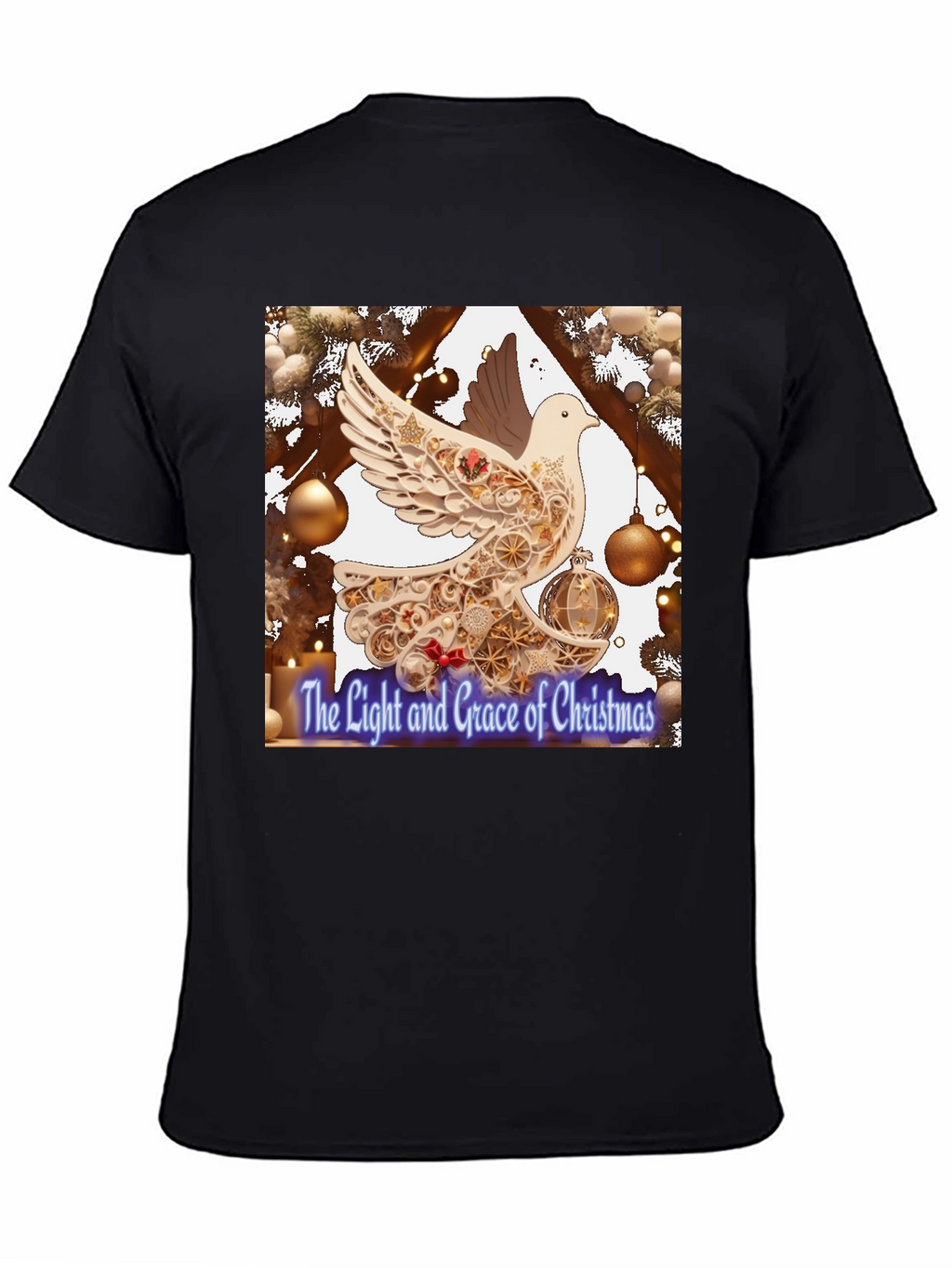Grace of Christmas Dove Graphic Tee