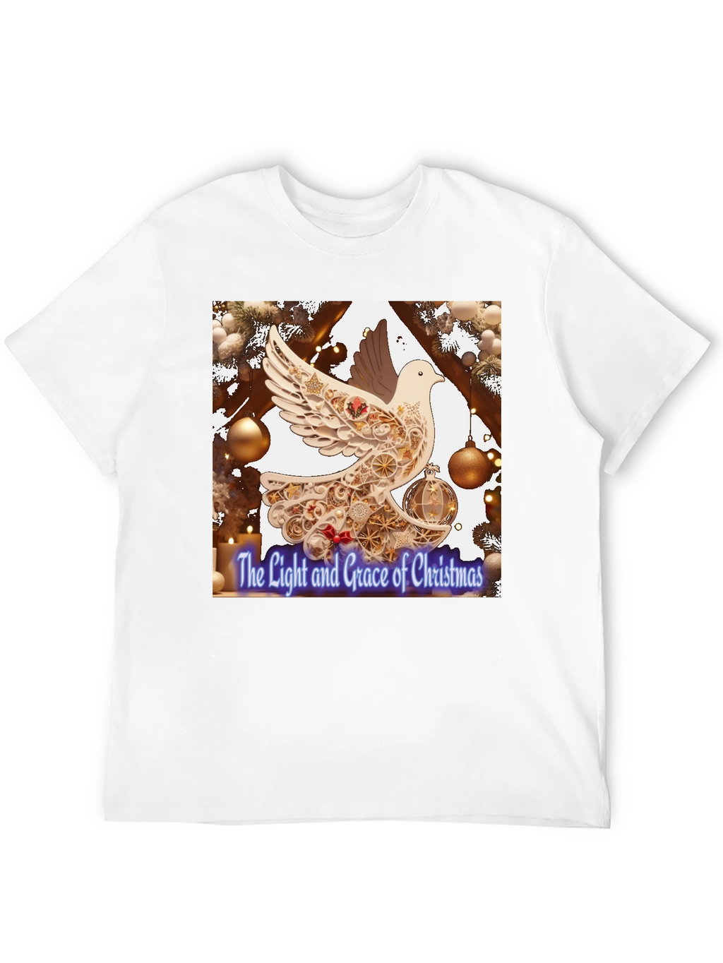 Grace of Christmas Dove Graphic Tee