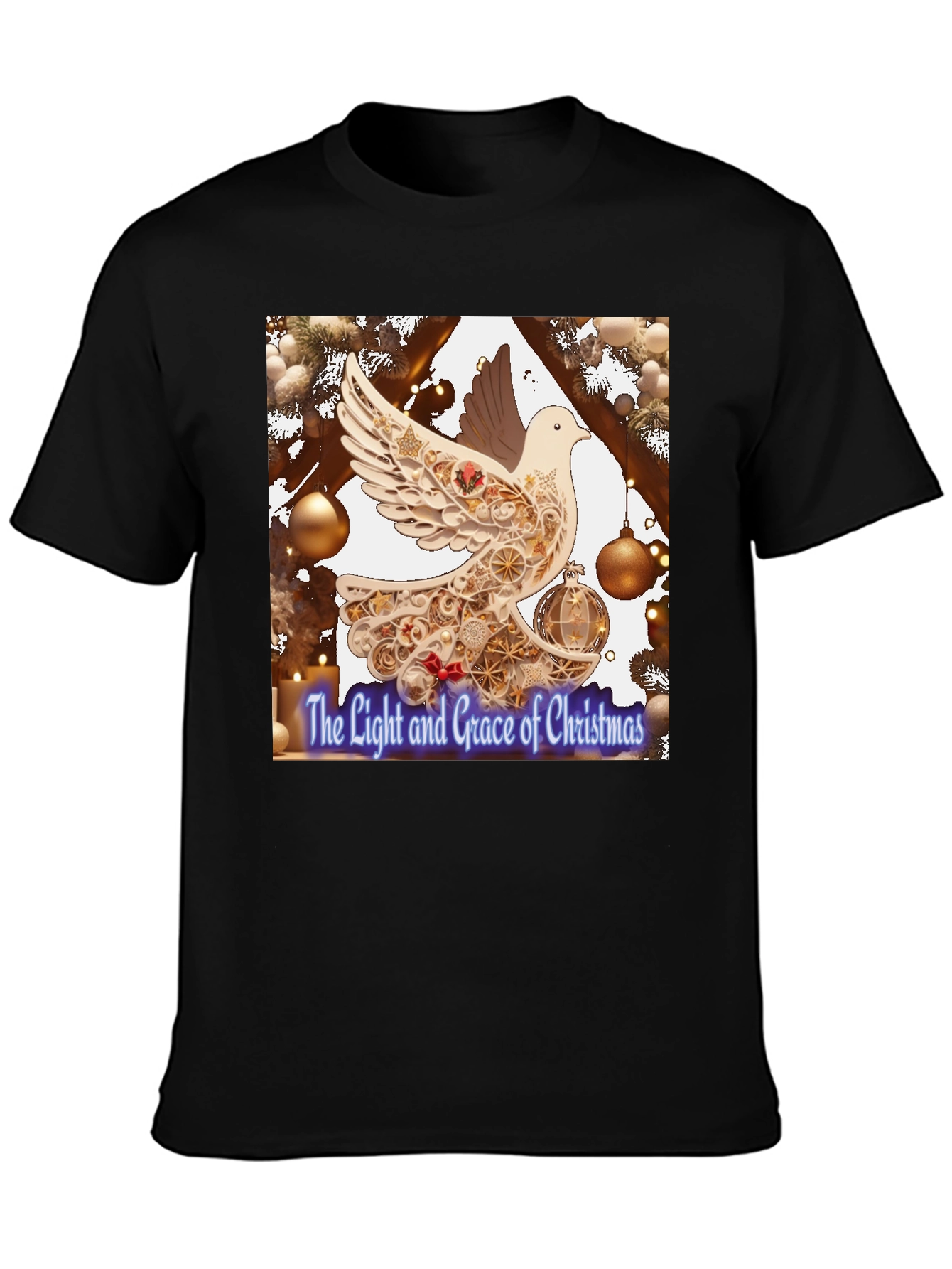 Grace of Christmas Dove Graphic Tee