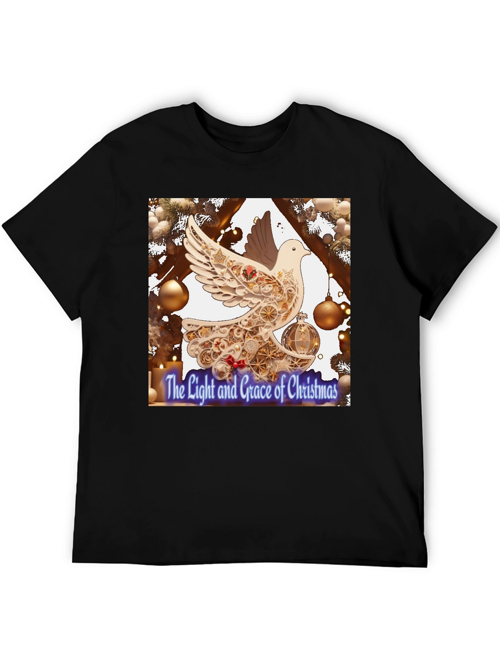 Grace of Christmas Dove Graphic Tee