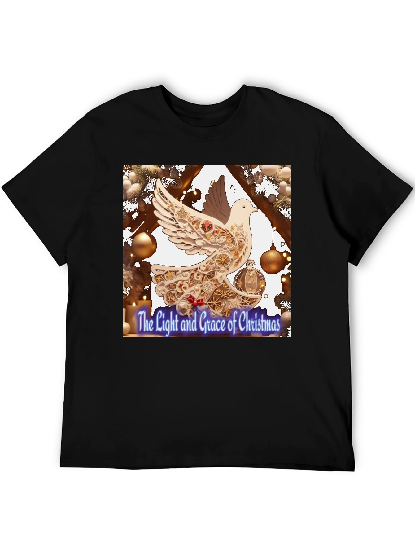 Grace of Christmas Dove Graphic Tee