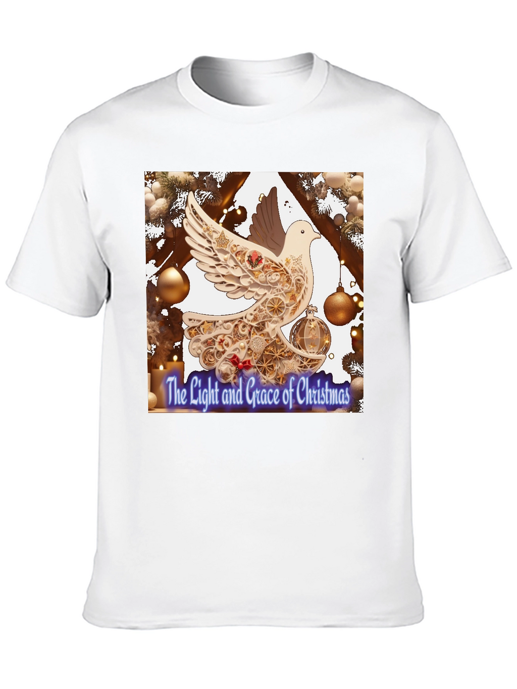 Grace of Christmas Dove Graphic Tee