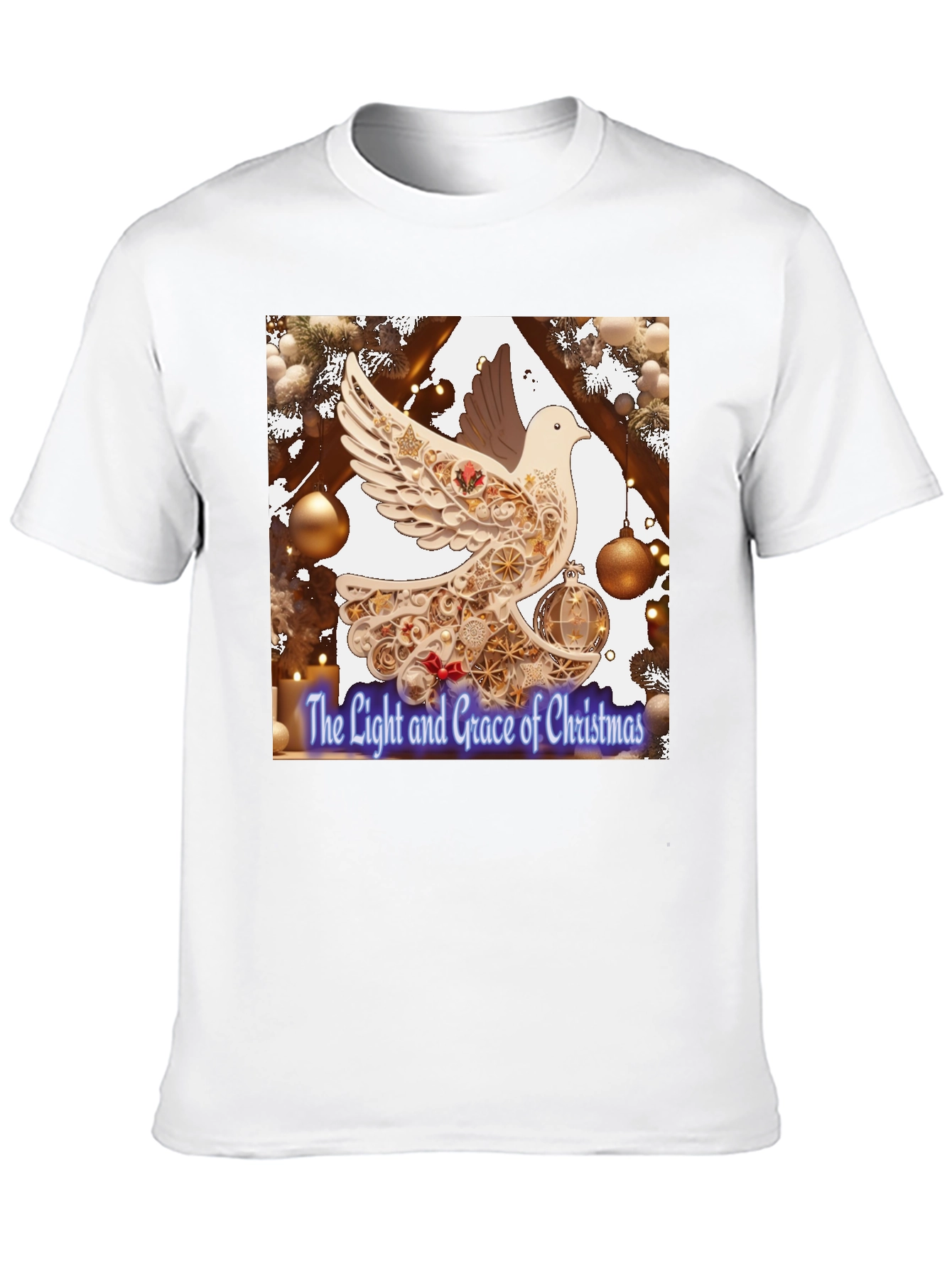 Grace of Christmas Dove Graphic Tee