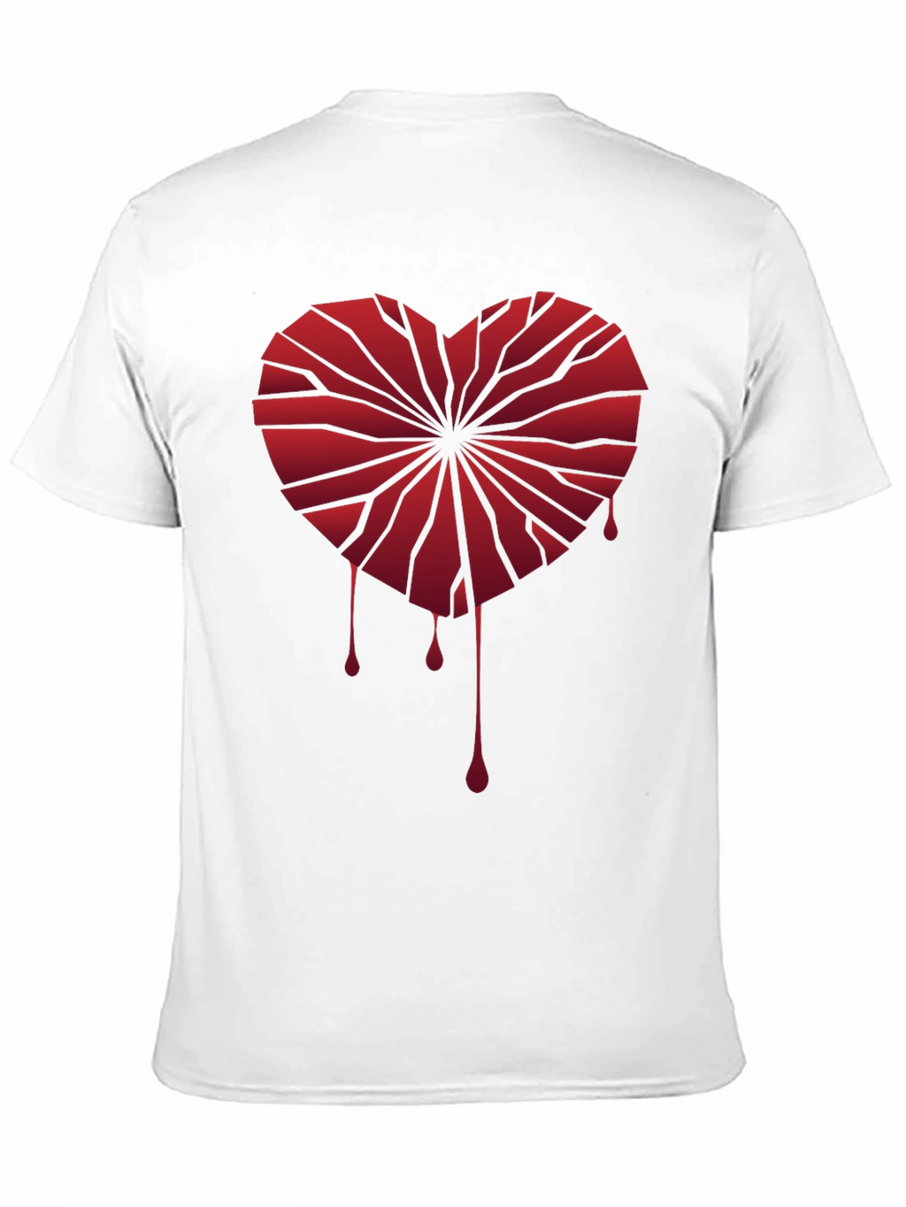 Broken Heart Graphic Tee - Edgy Style