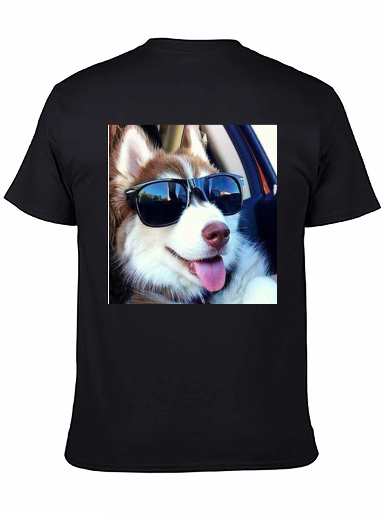 Cool Dog Tee: Husky in Shades T-Shirt
