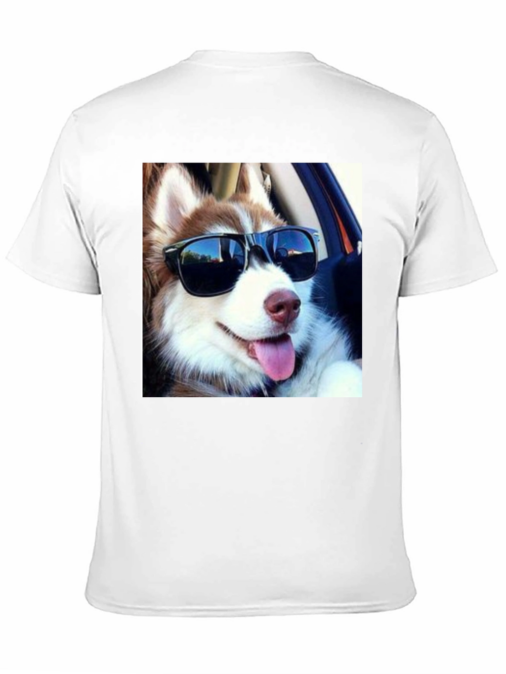Cool Dog Tee: Husky in Shades T-Shirt