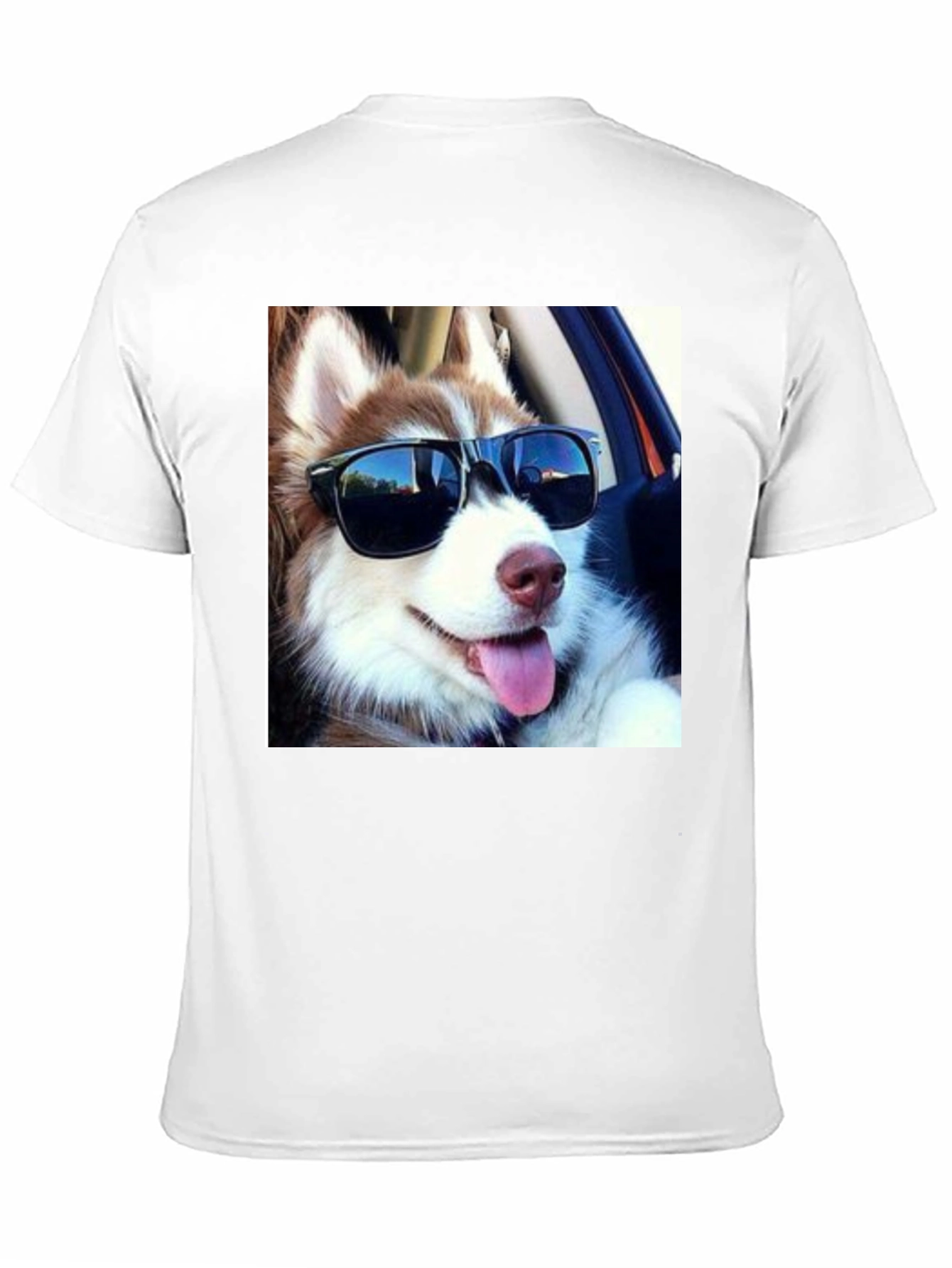 Cool Dog Tee: Husky in Shades T-Shirt