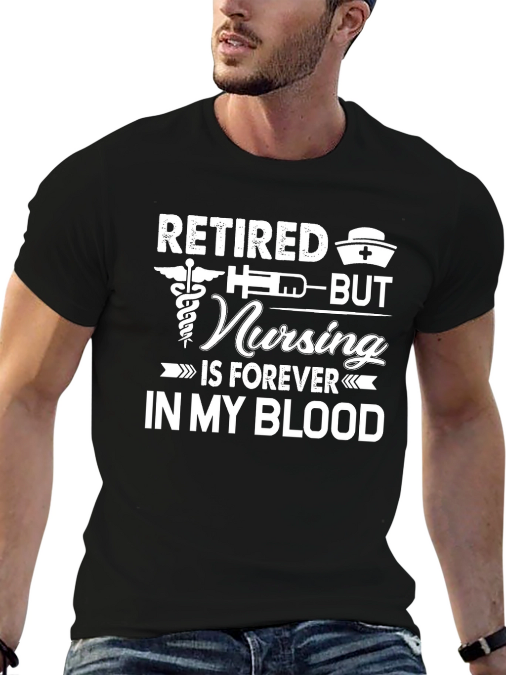Retired Nursing Forever T-Shirt Nurse Apparel