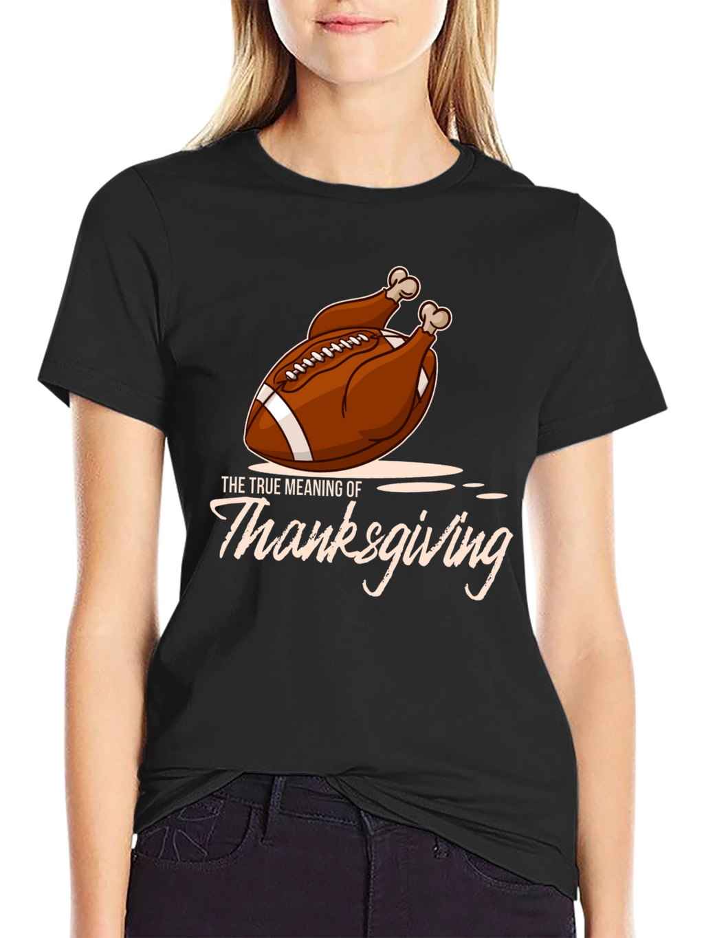 Thanksgiving Football Turkey T-Shirt