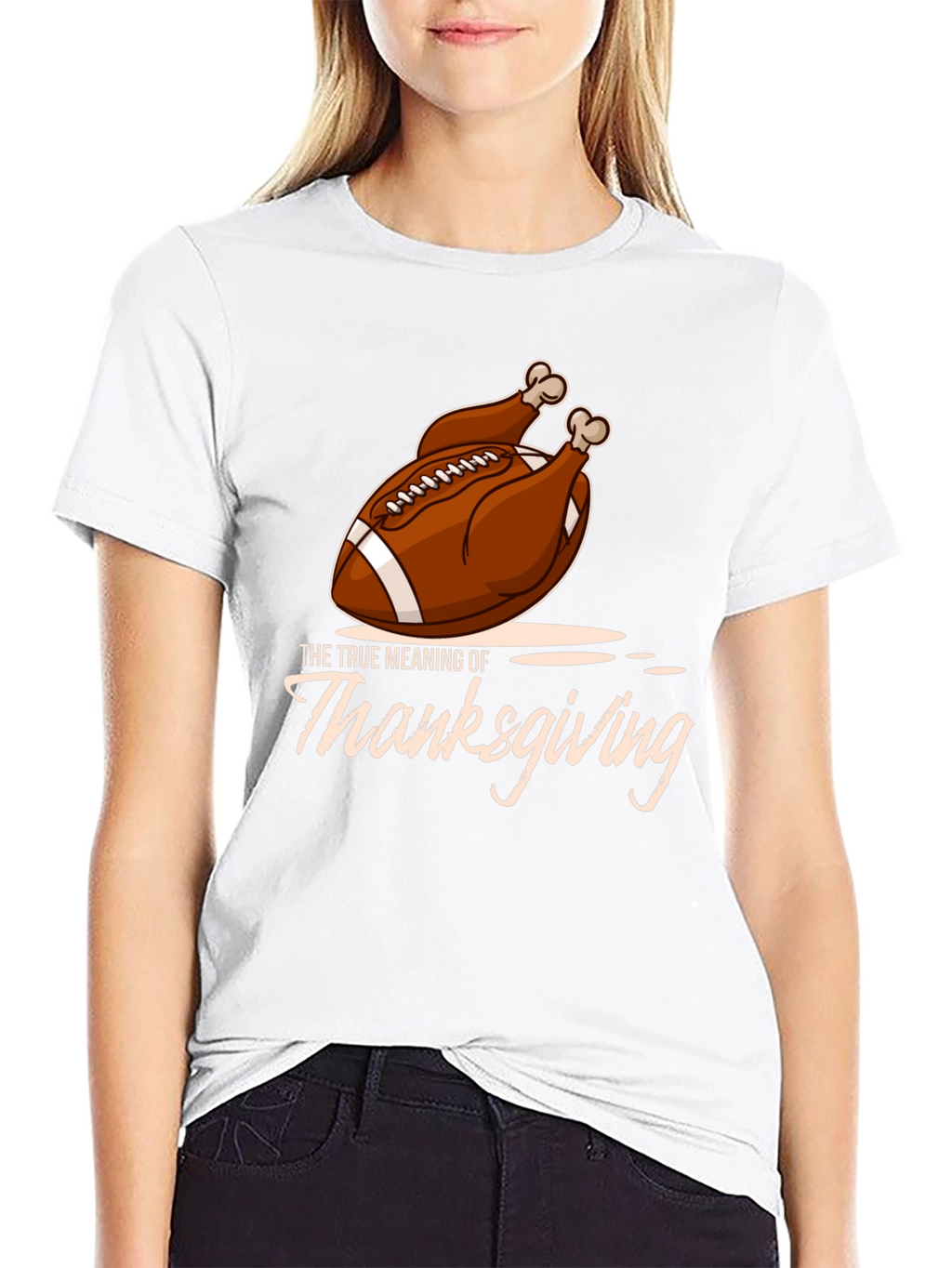 Thanksgiving Football Turkey T-Shirt
