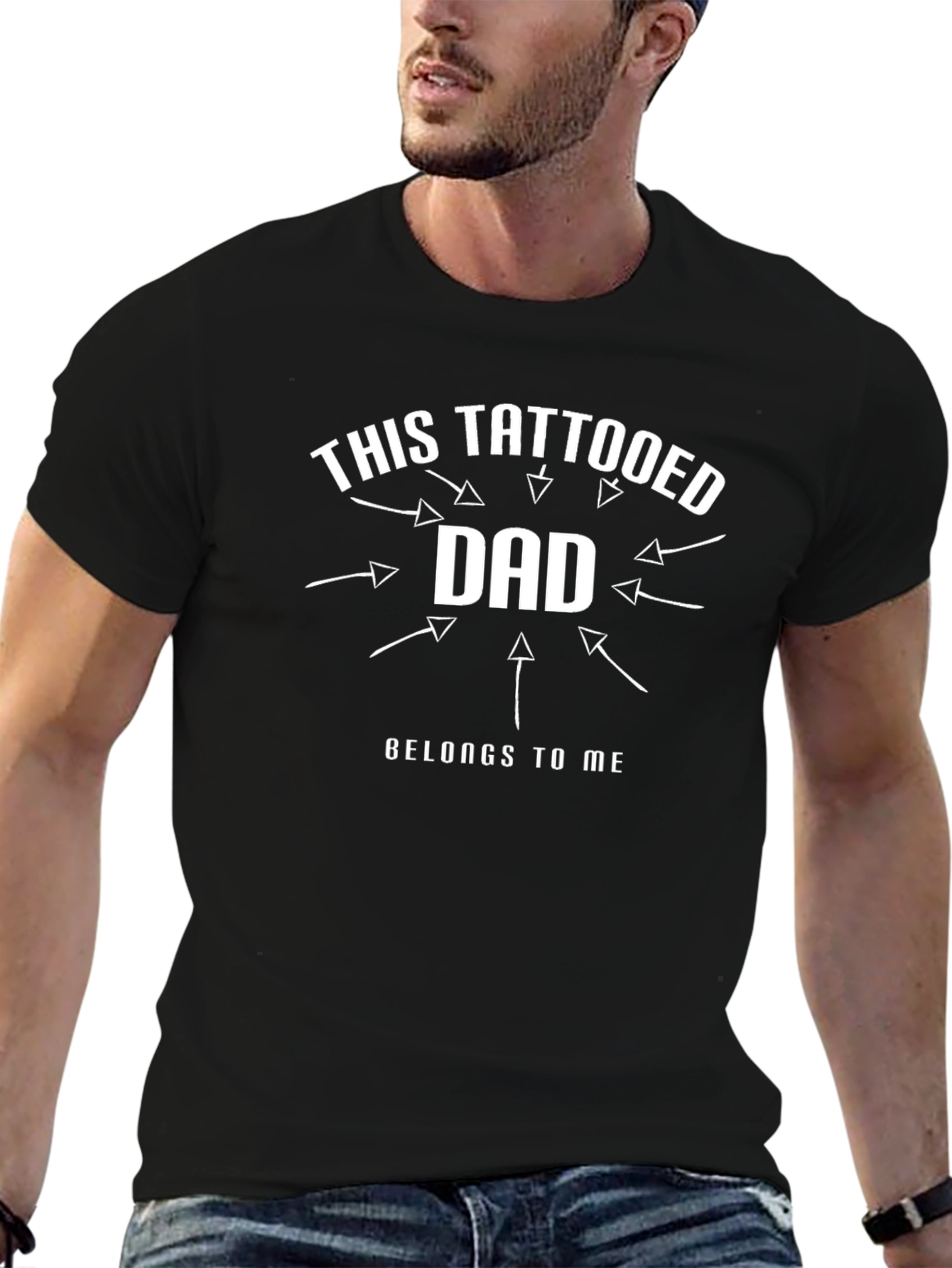 Tattooed Dad Graphic Tee