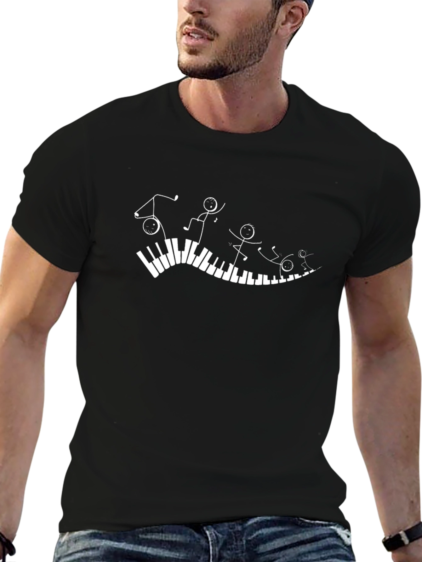 Musical Stick Figures T-Shirt