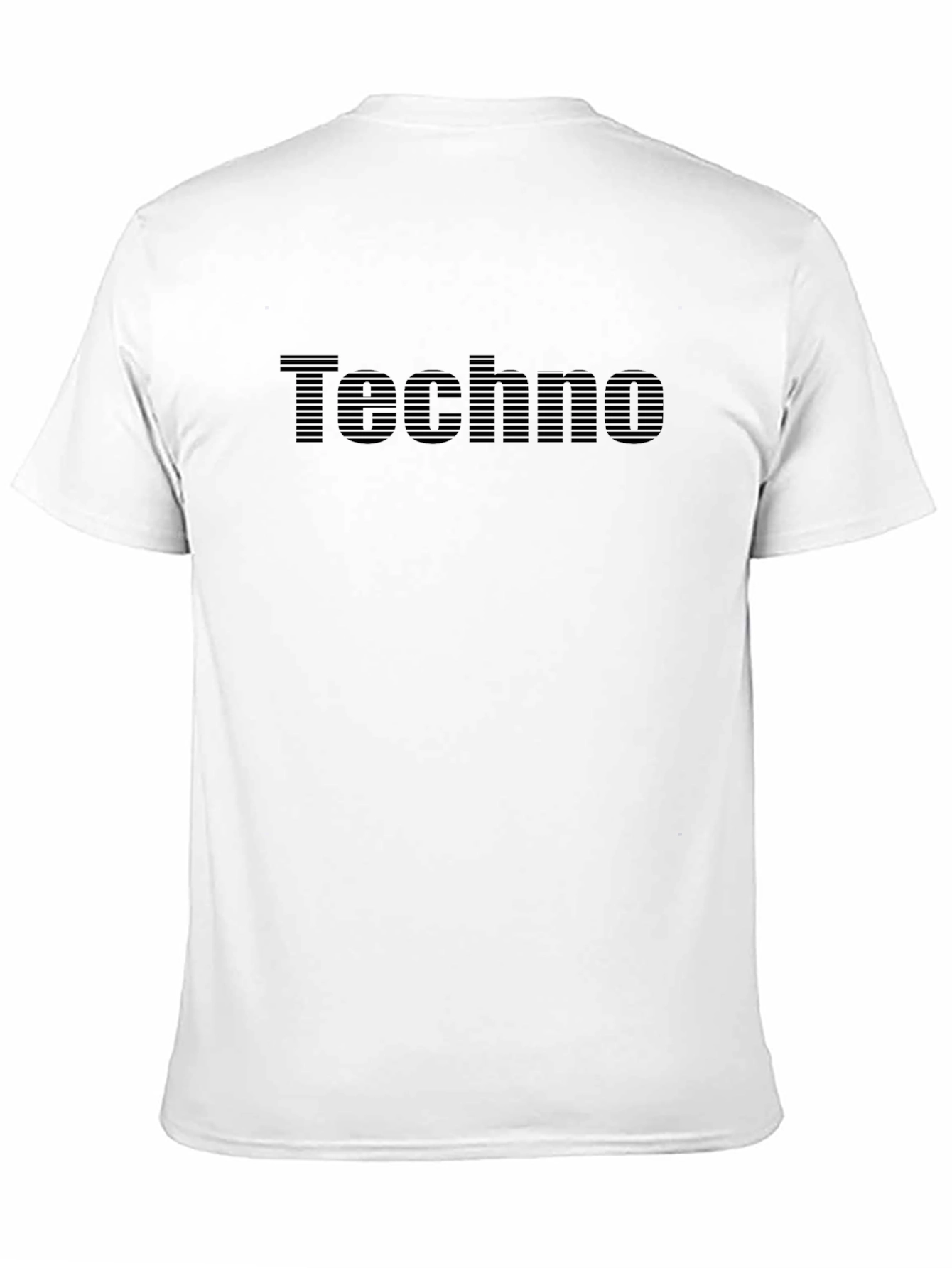 Black Techno T-Shirt - Urban Style
