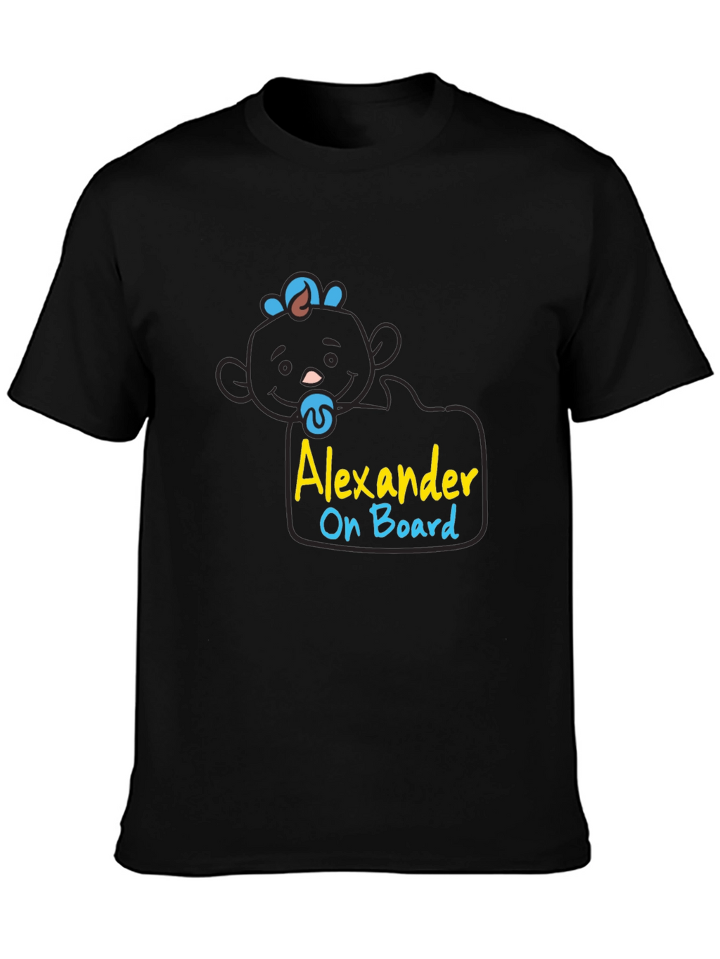 Alexander On Board Cute Baby Graphic Tee