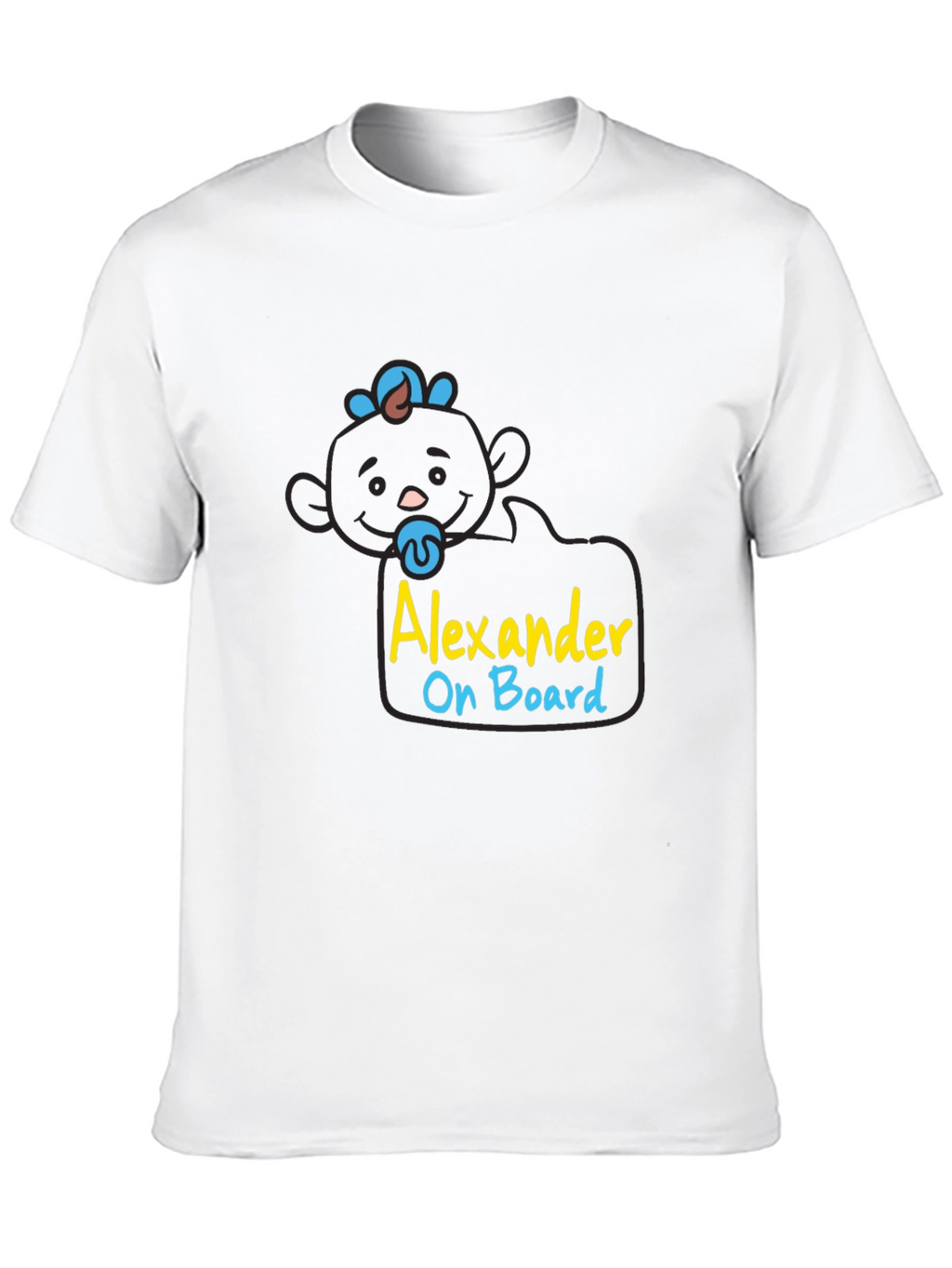 Alexander On Board Cute Baby Graphic Tee