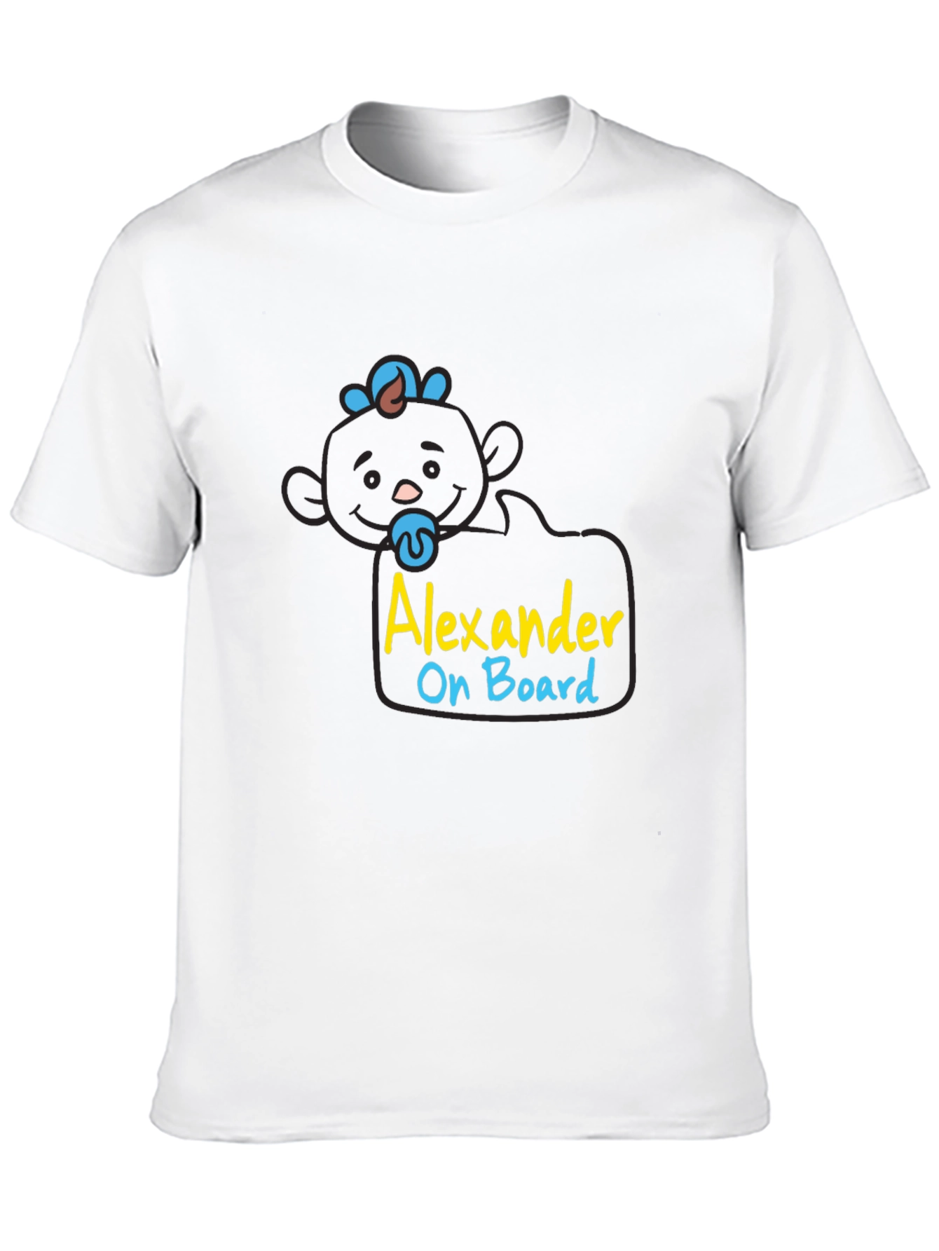 Alexander On Board Cute Baby Graphic Tee