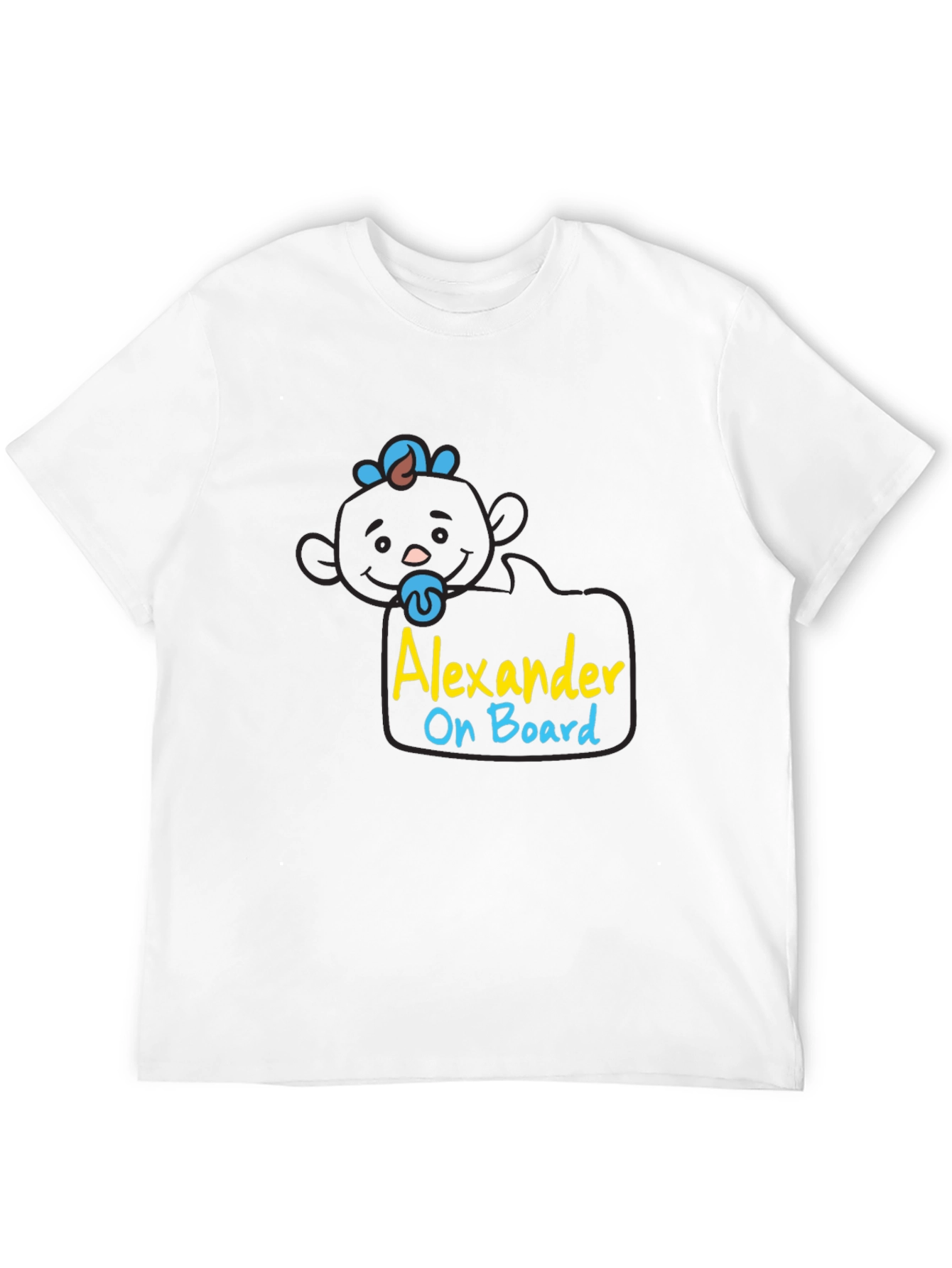 Alexander On Board Cute Baby Graphic Tee