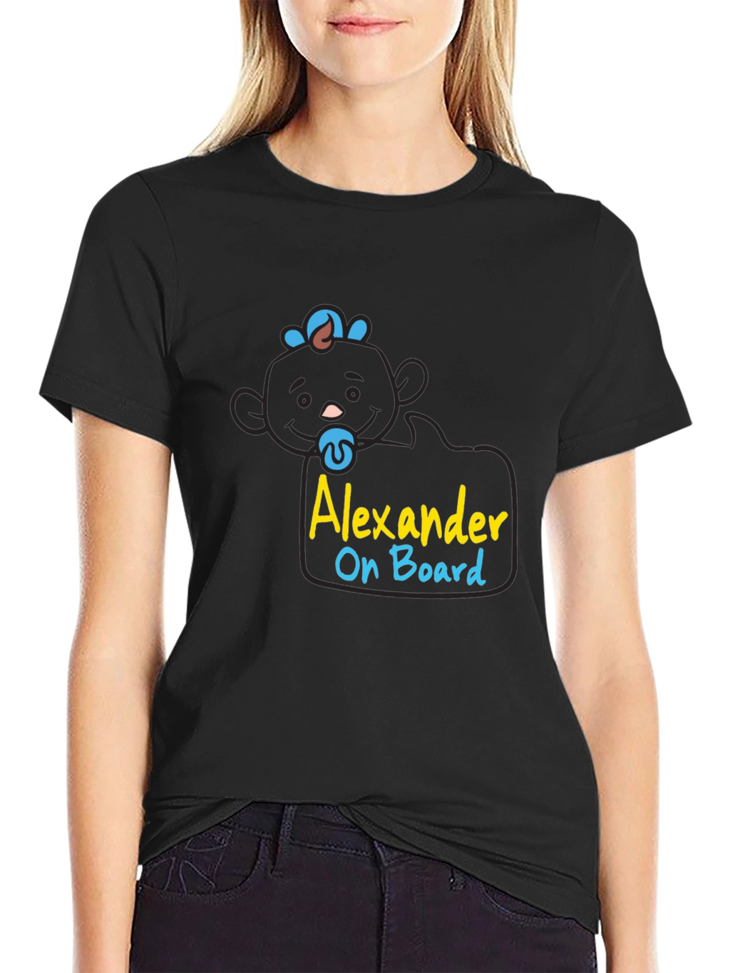Alexander On Board Cute Baby Graphic Tee