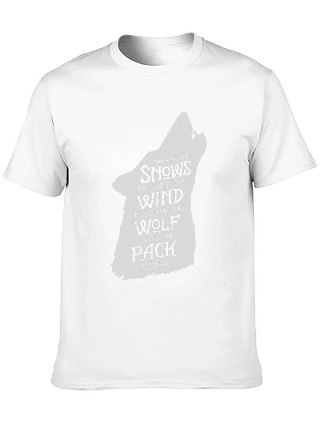 Lone Wolf Pack T-Shirt - Game of Thrones Style