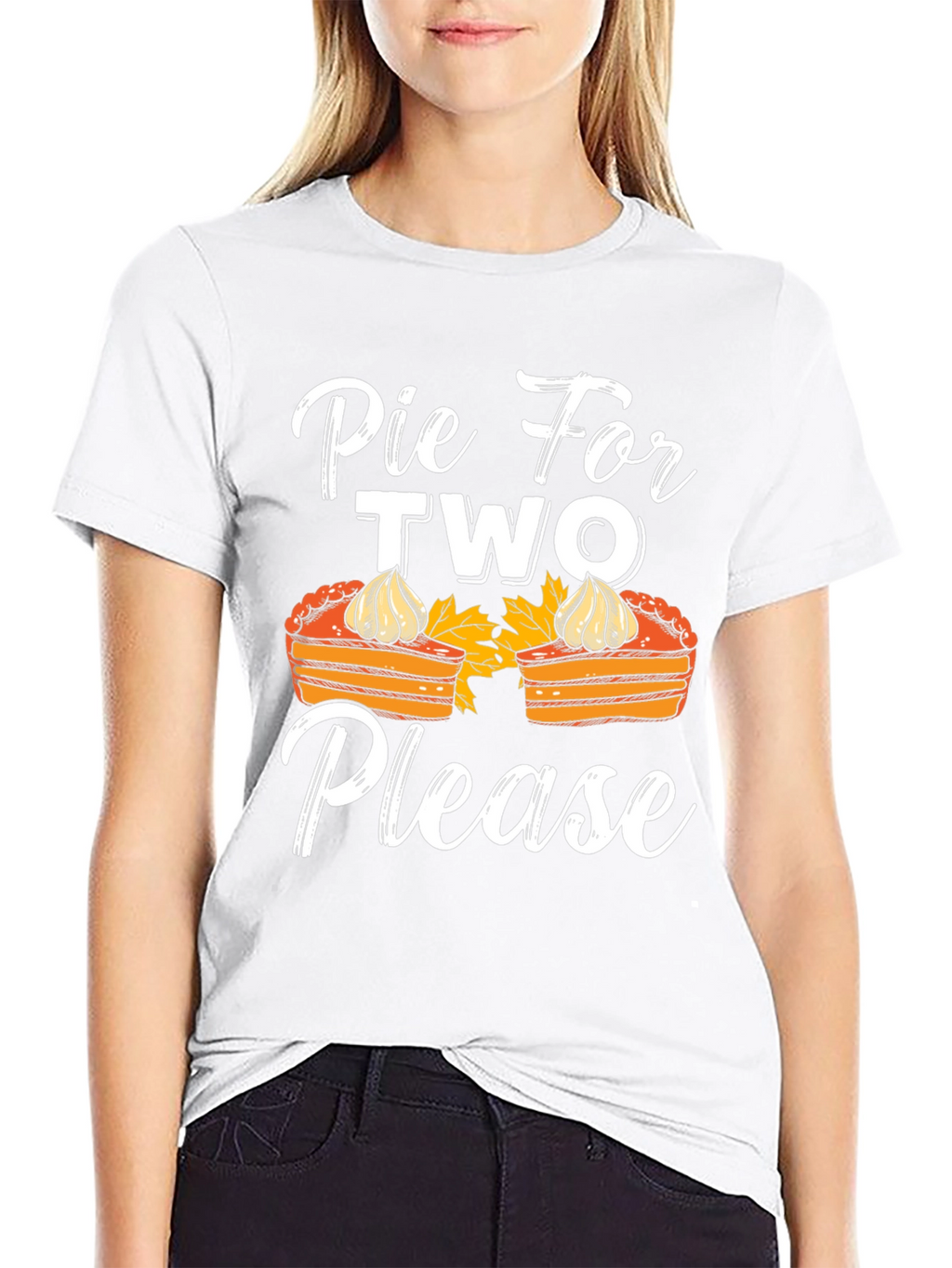 Pie For Two Please T-Shirt - Thanksgiving Apparel