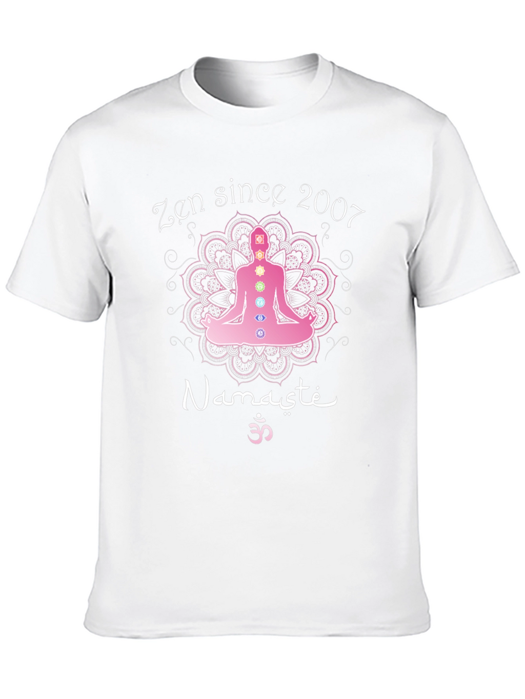 Zen Since 2007 Namaste Yoga Chakra T-Shirt